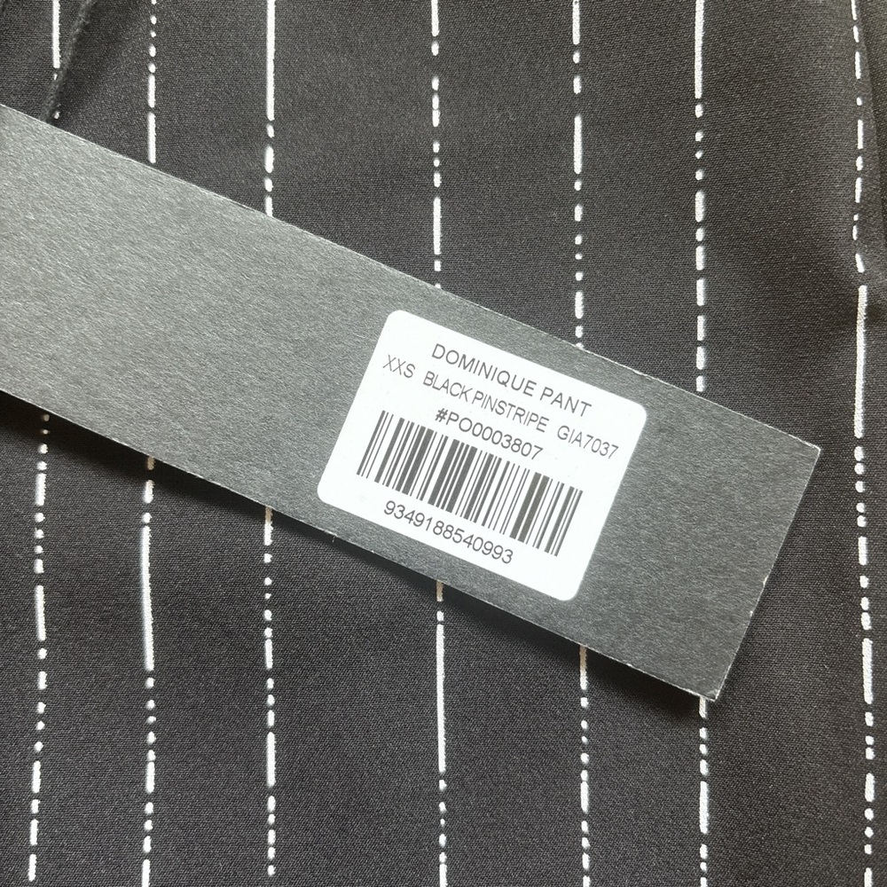 I.AM.GIA Black Pinstripe Dominique Pants - Picture 6 of 7